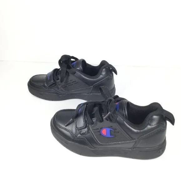 Champion Kids 3 On 3 Low Sneaker Black Size 11p
